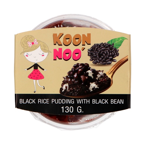 Budino di riso nero con fagioli neri - Koon Noo 130g.